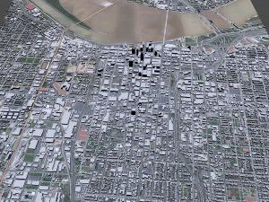 Louisville downtown city Kentucky USA 6km 3D Model