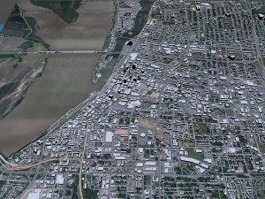 Memphis downtown city Tennessee USA 8km 3D Модель