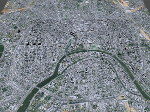 Moscow downtown city Russia 12km 3D Модель