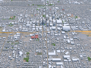 Phoenix downtown city Arizona USA 8km Modello 3D