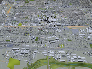 Phoenix downtown city Arizona USA 8km Modello 3D