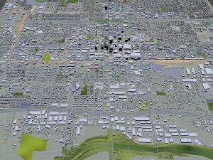 Phoenix downtown city Arizona USA 8km 3D Model