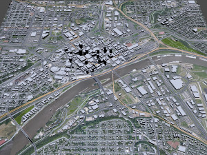 Saint Paul downtown city Minnesota 6km 3D 모델