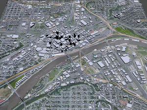 Saint Paul downtown city Minnesota 6km 3D Model