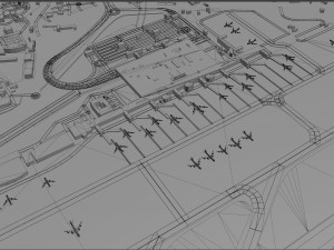Sabiha Gokcen Airport Istanbul 12km Modelo 3D