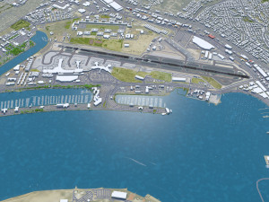 San Diego Airport 10km 3D 模型