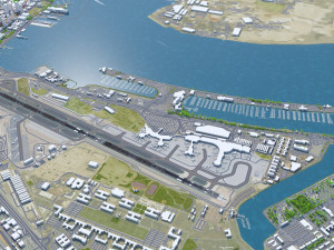 San Diego Airport 10km 3D 模型