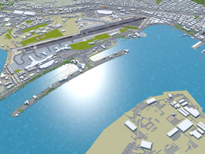 San Diego Airport 10km 3D 模型