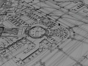 San Francisco International Airport 10km 3D Model
