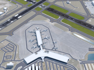 Sarasota Bradenton Airport 15km 3D Модель