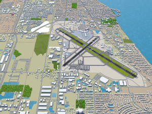 Sarasota Bradenton Airport 15km 3D Модель
