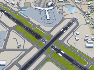 Sarasota Bradenton Airport 15km 3D Модель