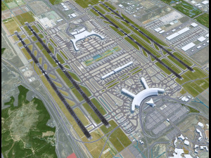 Seoul Incheon Airport 15km 3D Model