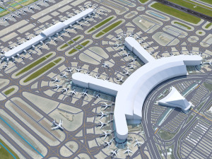 Seoul Incheon Airport 15km 3D Model