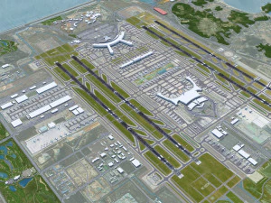 Seoul Incheon Airport 15km 3D Model