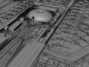 Singapore Changi Airport 10km 3D Model