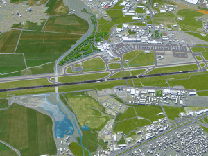 Sofia Airport 12km Model 3D