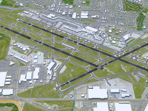 St Louis Airport 15km Modelo 3D