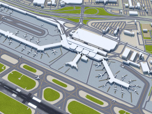 St Louis Airport 15km Modelo 3D