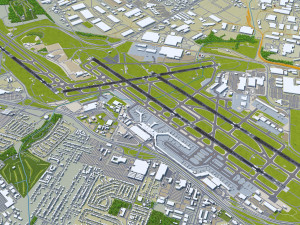 St Louis Airport 15km Modelo 3D