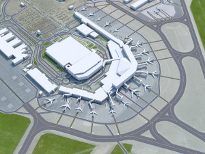 Stavanger Airport 12km Modelo 3D