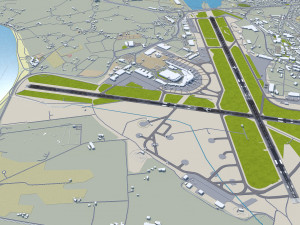 Stavanger Airport 12km Modelo 3D