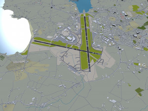 Stavanger Airport 12km Modelo 3D