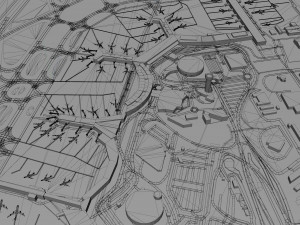 Stockholm Arlanda Airport 15km 3D Model