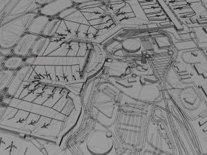 Stockholm Arlanda Airport 15km 3D Model