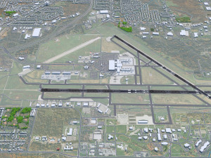 Syracuse Hancock Airport 10km 3D Модель