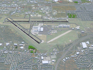 Syracuse Hancock Airport 10km 3D Модель