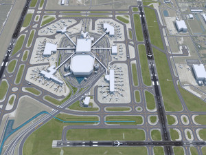 Tampa Airport 10km 3D Model
