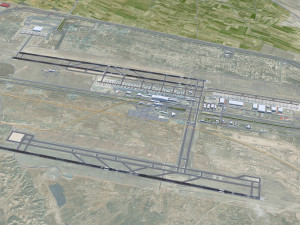 Tehran Imam Khomeini Airport 15km 3D Model