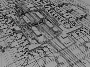Tokyo Haneda Airport 10km Modello 3D