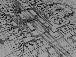 Tokyo Haneda Airport 10km 3D Model