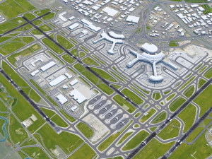 토론토 피어슨 공항 12km 3D 모델