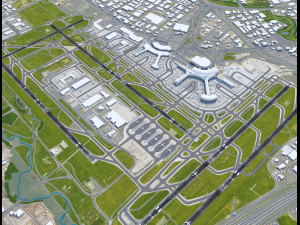 Toronto Pearson Airport 12km Modello 3D
