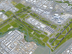 Toronto Pearson Airport 12km Modello 3D