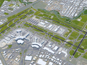 Toronto Pearson Airport 12km Modello 3D