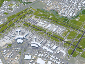 Toronto Pearson Airport 12km 3D Model
