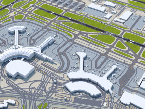 Toronto Pearson Airport 12km Modello 3D