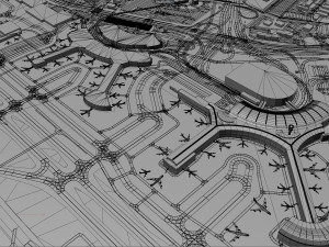 Toronto Pearson Airport 12km Modello 3D