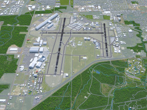 Tulsa Airport 12km Modèle 3D