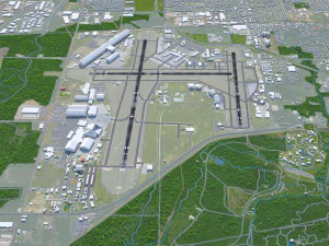 Tulsa Airport 12km 3D Model
