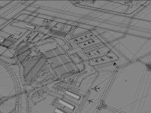 Tulsa Airport 12km Modèle 3D