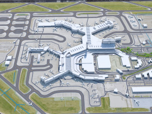Vancouver Airport 12km Modèle 3D