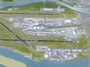 Vancouver Airport 12km Modèle 3D
