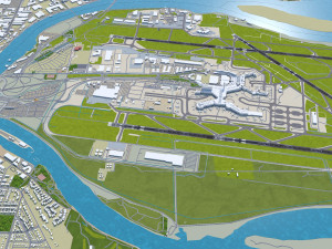 Vancouver Airport 12km Modèle 3D