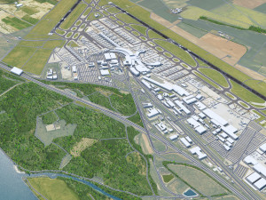 Vienna Airport 12km 3Dモデル
