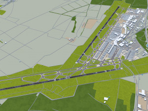 Vienna Airport 12km 3Dモデル